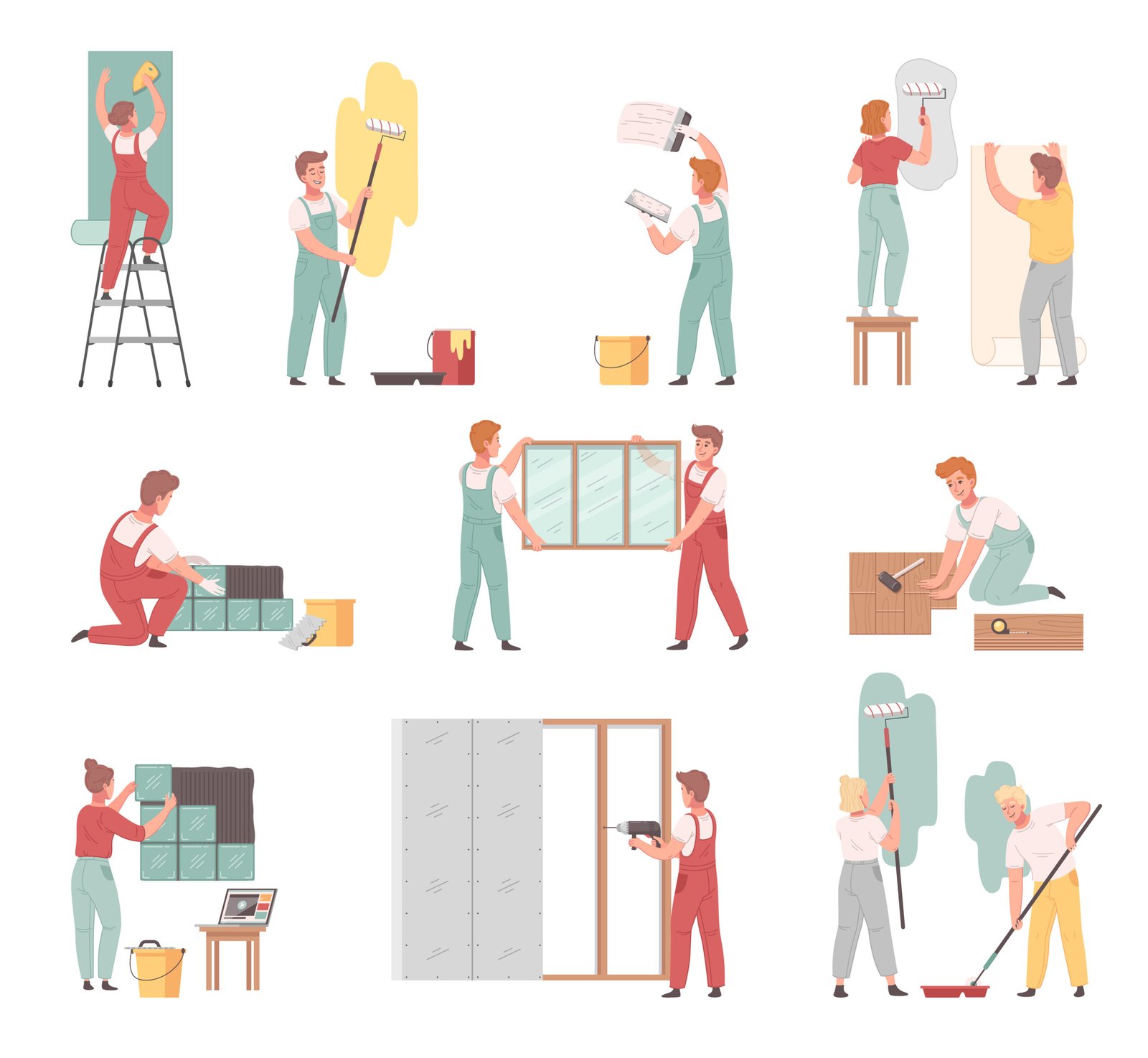 Équipe NCO Design — rénovation intérieure Bruxelles